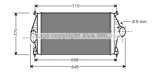 AVA QUALITY COOLING tarpinis suslėgto oro aušintuvas, kompresorius CN4126